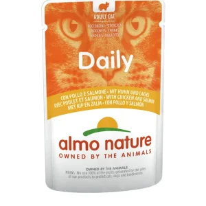Wochenendangebot Sparpaket 30 x 70 g Almo Nature Daily mit Huhn und Lachs Katzen Nassfutter